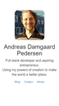 Mobile Screenshot of andreas-damgaard.com